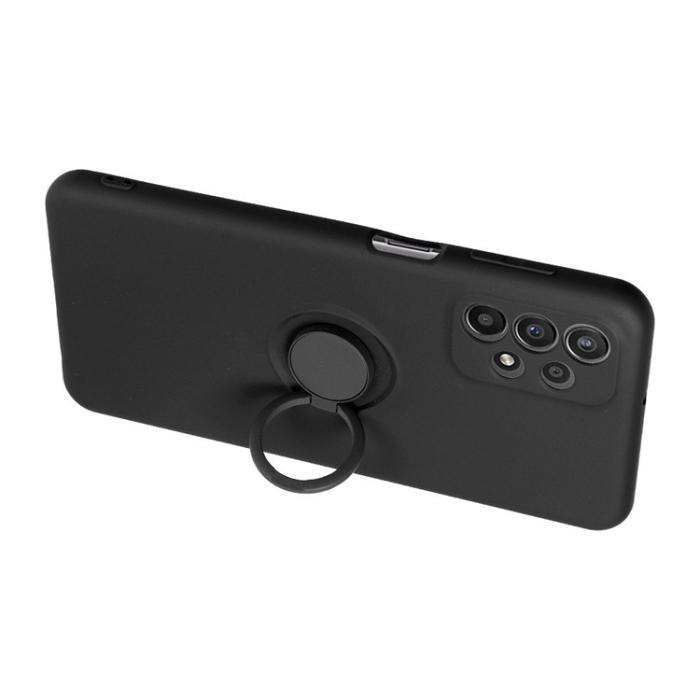 OEM - Galaxy S23 FE Mobilskal Ringhållare Silikon - Svart