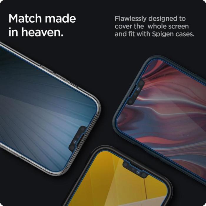 Spigen - Spigen iPhone 16E Härdat Glas Skärmskydd Glas TR Slim