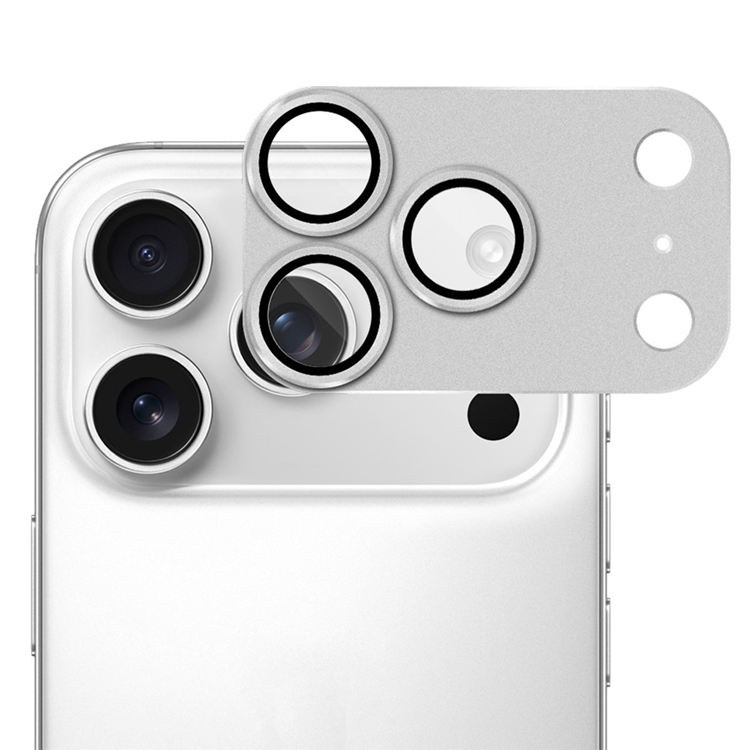 Hat Prince iPhone 17 Pro Härdat Glas Kameralinsskydd AR Metal - Silver | 5468 | AlltMobil