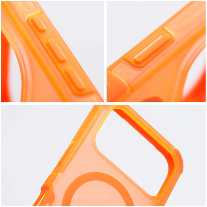 Forcell - Forcell Mobilskal Magsafe För iPhone 17 Pro Max BumperX - Orange