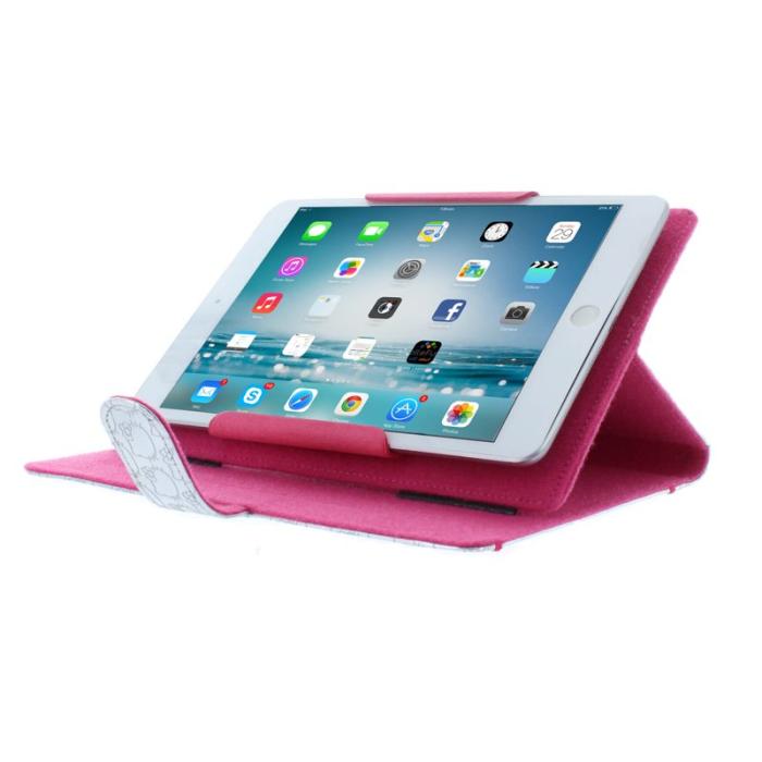 HELLOKITTY - HELLOKITTY Tablet Fodral Silver 7-8tum Universal