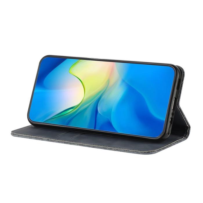 OEM - Plånboksfodral för Samsung Galaxy S26 Konstläder Ställ - Grå