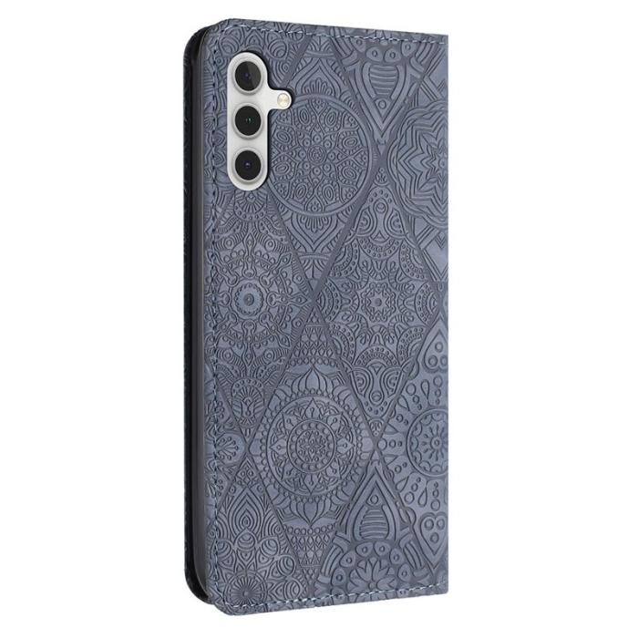 OEM - Plånboksfodral för Samsung Galaxy S26 Konstläder Ställ - Grå