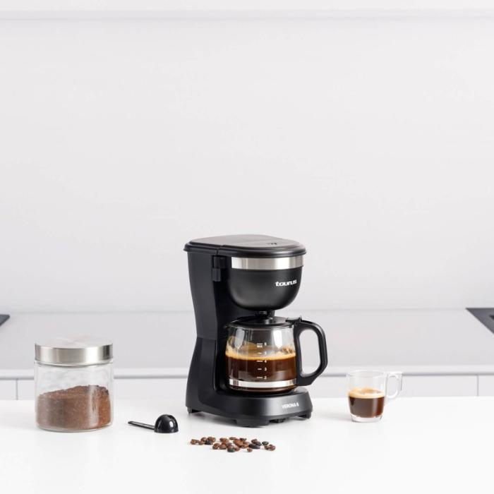 Taurus - TAURUS Kaffebryggare Verona 6 Svart