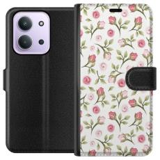 iSecrets - Plånboksfodral till Xiaomi Redmi 15C med Blommigt