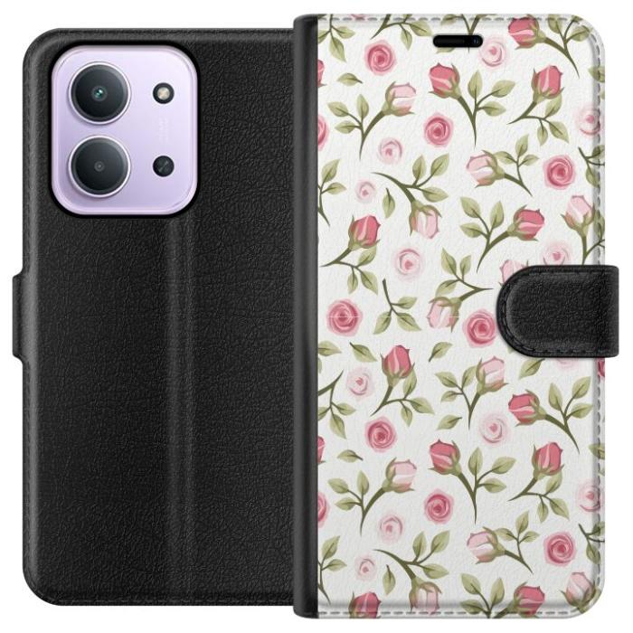 iSecrets - Plånboksfodral till Xiaomi Redmi 15C med Blommigt