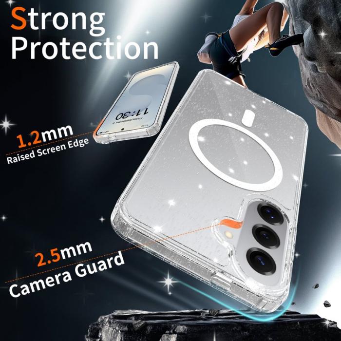 OEM - Mobilskal för Samsung Galaxy S26 Plus Magnetiskt TPU PC - Transparent