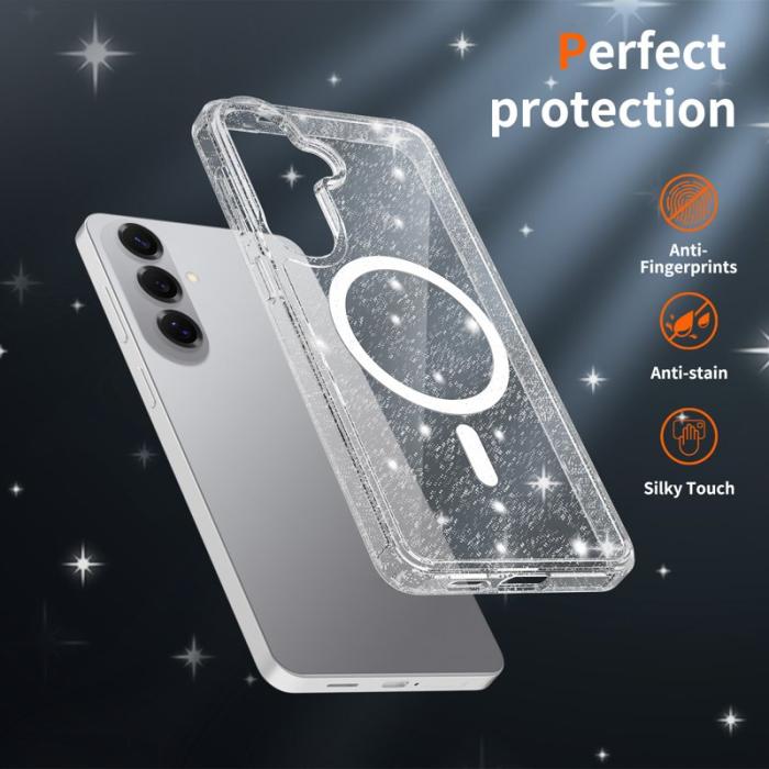 OEM - Mobilskal för Samsung Galaxy S26 Plus Magnetiskt TPU PC - Transparent