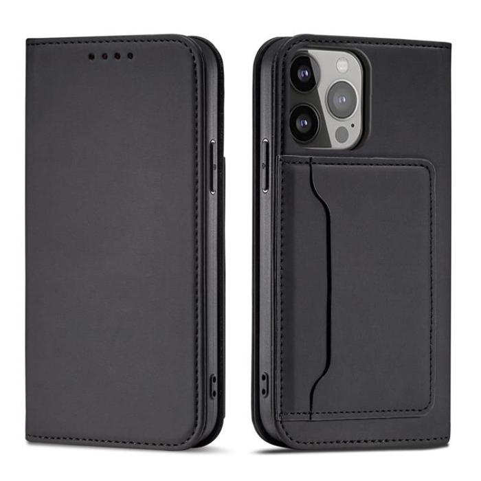 OEM - Galaxy A23 4G/5G Plånboksfodral Magnet Flip Kickstand - Svart