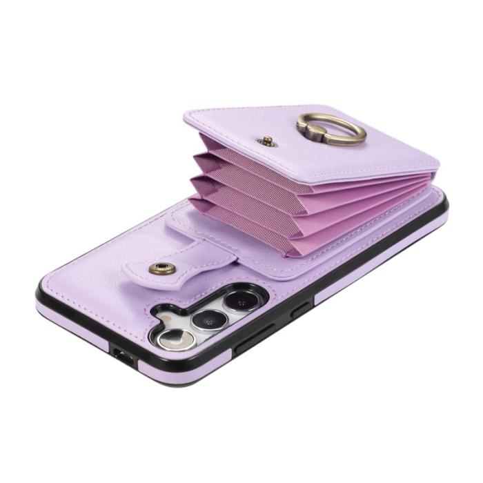 OEM - Mobilfodral för Samsung Galaxy S26 Plus Ringhållare Kickstand TPU - Lila