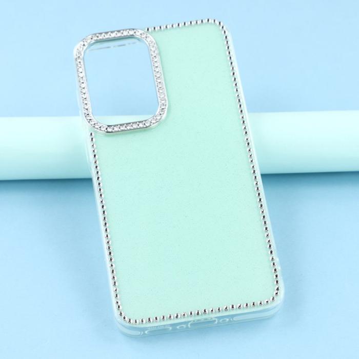 OEM - Mobilskal för Samsung Galaxy S26 Glitterkant TPU + PC - Glittrande Ljusgrön