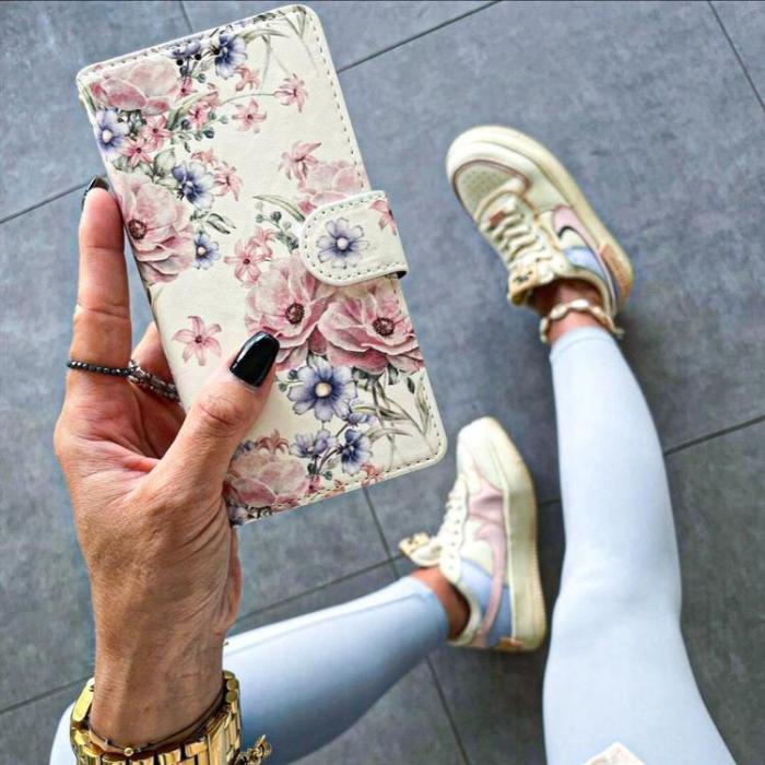 Tech-Protect - Tech-Protect Xiaomi Redmi Note 12S Plånboksfodral - Blossom Flower