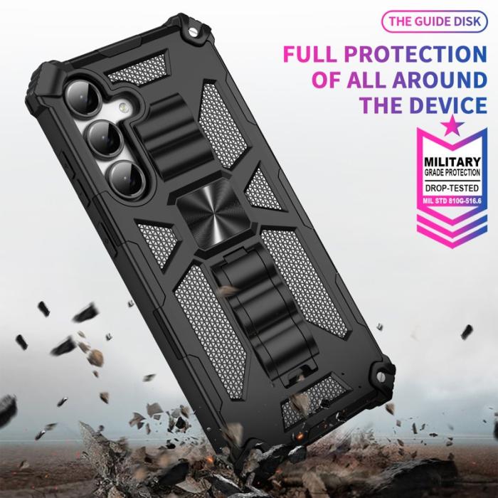 OEM - Mobilskal för Samsung Galaxy S26 Plus Kickstand Stöttålig PC + TPU - Blå