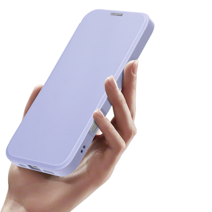 Dux Ducis - Dux Ducis iPhone 16 Plånboksfodral Magsafe Skin X Pro - Lila