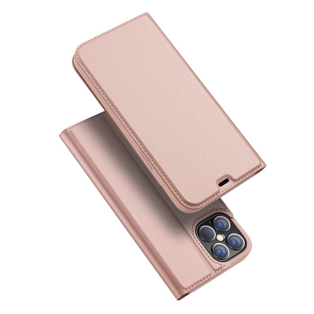 Dux Ducis PU Läder Plånboksfodral iPhone 12 Pro Max - Rose Gold | 2353 | AlltMobil