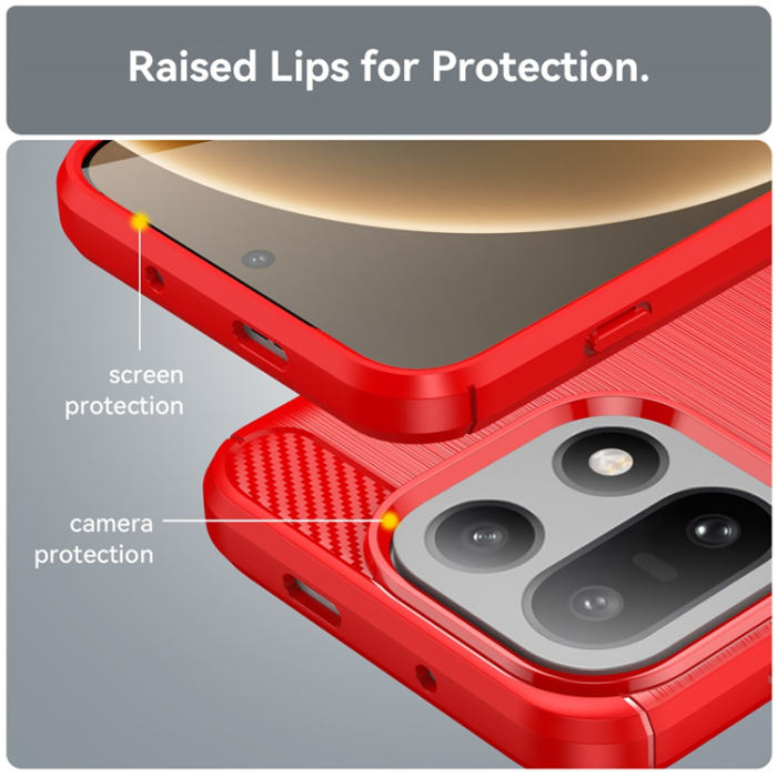 A-One Brand - OnePlus 15 5G Mobilskal Carbon Fiber Texture Brushed