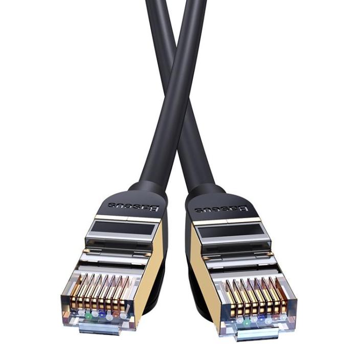 BASEUS - Baseus RJ45 Nätverk Kabel 15m - Svart