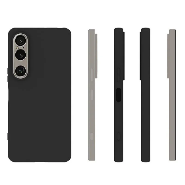 A-One Brand - Sony Xperia 1 VII Mobilskal Med Skärmskydd - Matte Svart