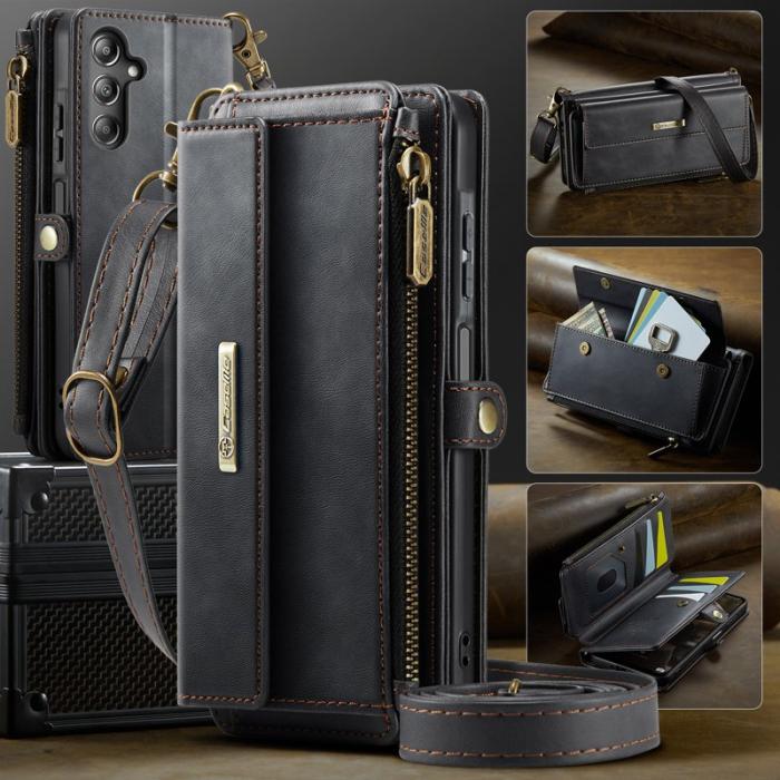 Caseme - CASEME Plånboksfodral till Samsung Galaxy A16 5G Konstläder Svart