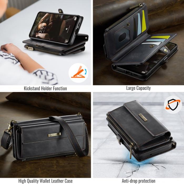 Caseme - CASEME Plånboksfodral till Samsung Galaxy A16 5G Konstläder Svart