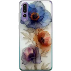 Gustaf - Mobilskal till Huawei P20 Pro med Silkesblommor