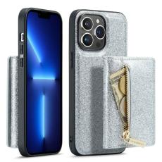 DG.MING - DG.MING M3 Series Mobilskal till iPhone 13 Pro 2-i-1 Silver