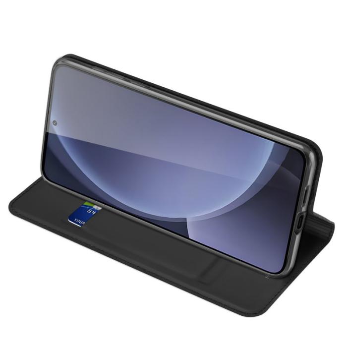 Dux Ducis - DUX DUCIS Skin Pro Series Samsung Galaxy S25 Fodral KonstLäder - Svart