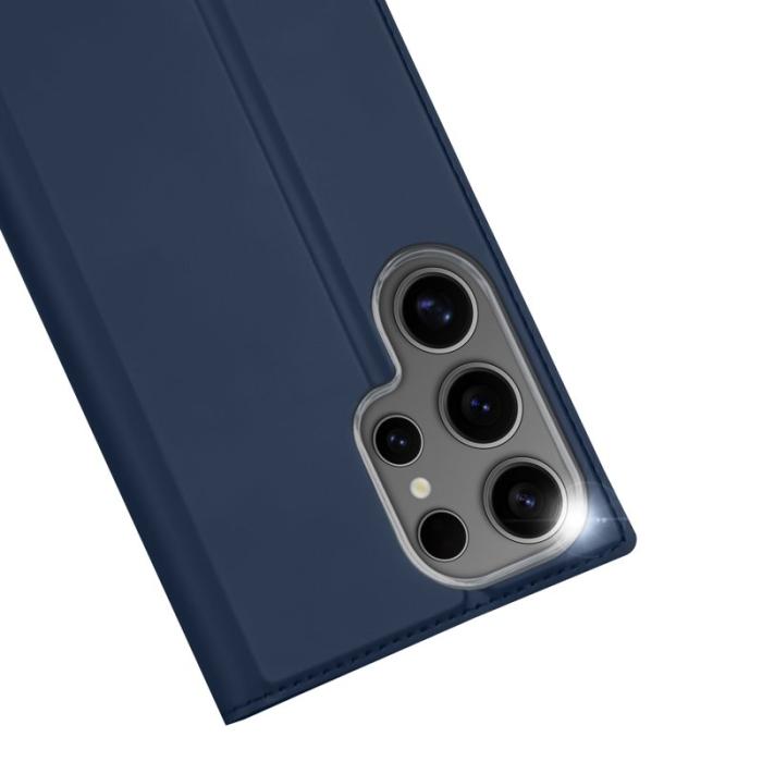 Dux Ducis - DUX DUCIS Skin Pro Series Samsung Galaxy S25 Ultra Fodral KonstLäder - Blå