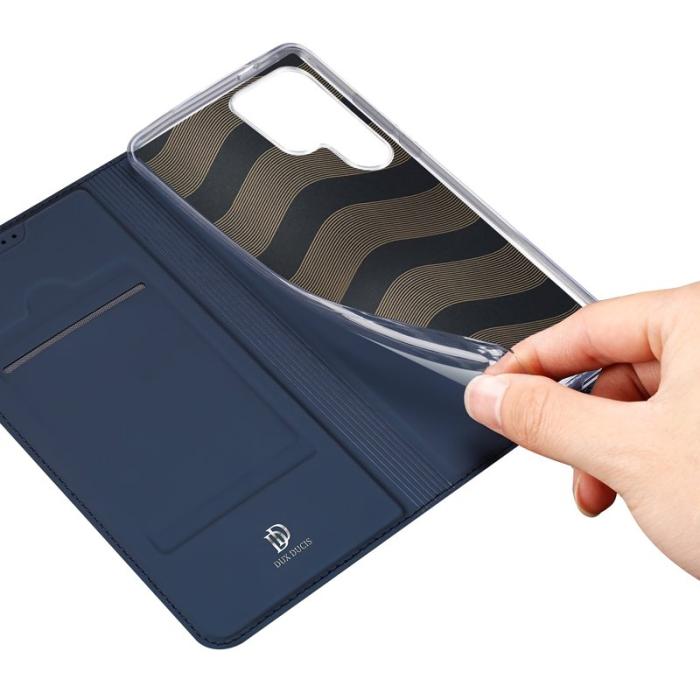 Dux Ducis - DUX DUCIS Skin Pro Series Samsung Galaxy S25 Ultra Fodral KonstLäder - Blå