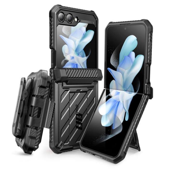 SupCase - SupCase Galaxy Z Flip 5 Mobilskal Unicorn Beetle Pro - Svart