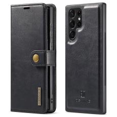 DG.MING - DG.MING &Auml;kta l&auml;der Case Samsung Galaxy S22 Ultra 5G - Svart