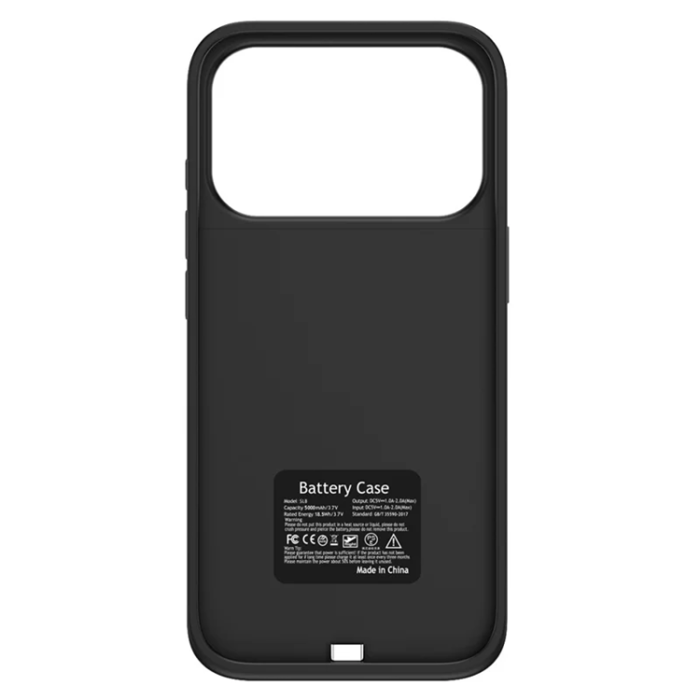 A-One Brand - iPhone 17 Pro Batteriskal 5000mAh T92 - Svart