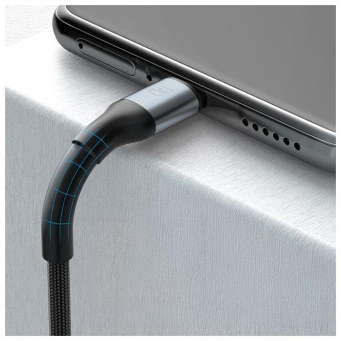 3MK - 3MK USB-A till USB-C 18W kabel 9V/2A 1m QC3.0 N-SERIES Hyper - Svart