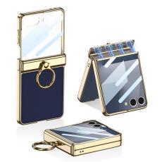 GKK - GKK Samsung Galaxy Z Flip7 Fodral PU PC - Bl&aring;
