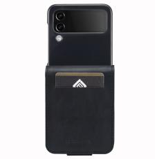 LC.imeeke - LC.IMEEKE f&ouml;r Samsung Galaxy Z Flip4 Fodral KonstL&auml;der - Svart
