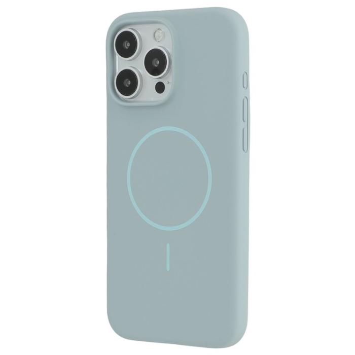 X-Level - X-LEVEL Mobilskal till iPhone 16 Pro MagSafe Flytande Silikon Blå