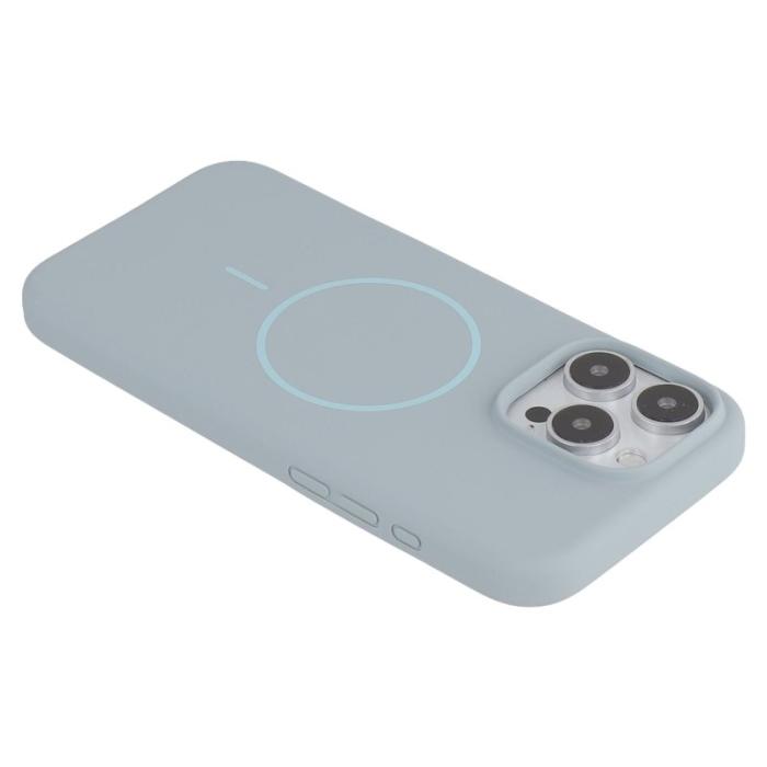 X-Level - X-LEVEL Mobilskal till iPhone 16 Pro MagSafe Flytande Silikon Blå
