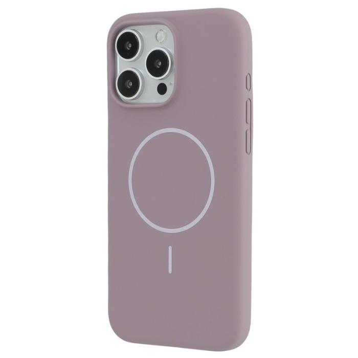 X-Level - X-LEVEL Mobilskal till iPhone 16 Pro MagSafe Flytande Silikon Lila