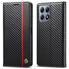 LC.imeeke - LC.IMEEKE Xiaomi 14T Pl&aring;nboksfodral - Kolfiber - St&auml;ll - Kortfack - Svart