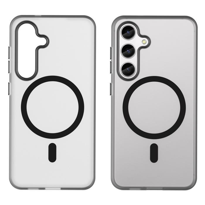 A-One Brand - Galaxy S25 Plus/S24 Plus Mobilskal MagSafe Frost - Svart