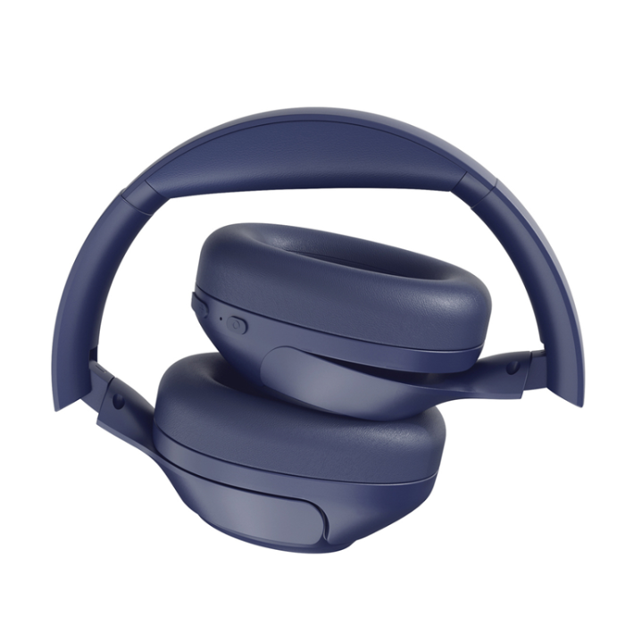 QCY - QCY Trådlös Hörlurar On-Ear H3 med Hi-Res Audio - Blå
