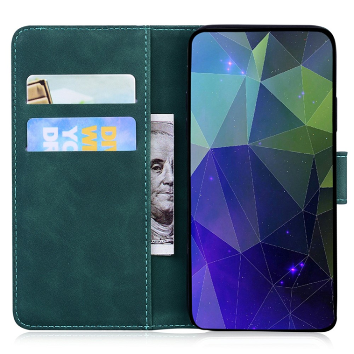OEM - Sony Xperia 1 VII Plånboksfodral Tiger Print - Grön