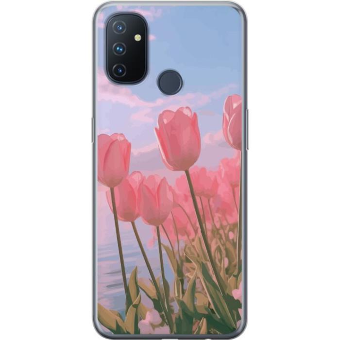 iSecrets - Mobilskal till OnePlus Nord N100 med Rosa Tulpaner