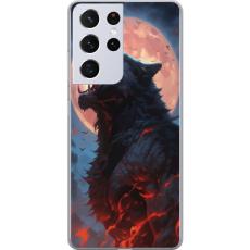 iSecrets - Mobilskal till Samsung Galaxy S21 Ultra 5G med Ylande varg