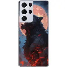 Gustaf - Mobilskal till Samsung Galaxy S21 Ultra 5G med Ylande varg
