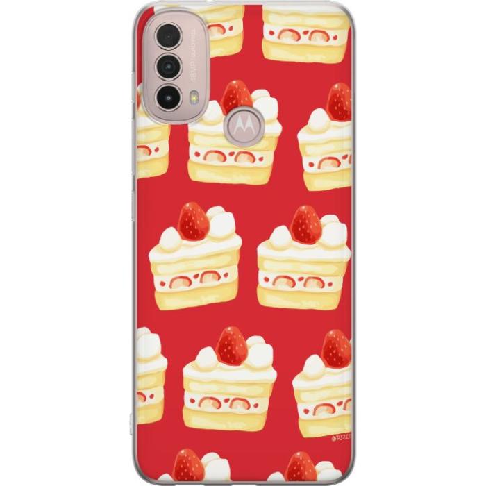 iSecrets - Mobilskal till Motorola Moto E40 med Tårta