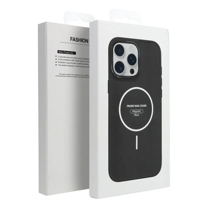A-One Brand - Galaxy S25 Ultra Mobilskal Magsafe Frame - Svart