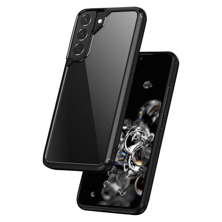 IPAKY Acrylic Skal Galaxy S22 Plus 5G - Svart | 2353 | AlltMobil