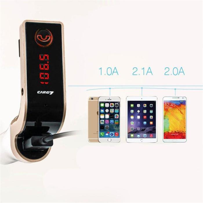 OEM - Bil Bluetooth MP3-Spelare FM-Sändare USB-Billaddare G7