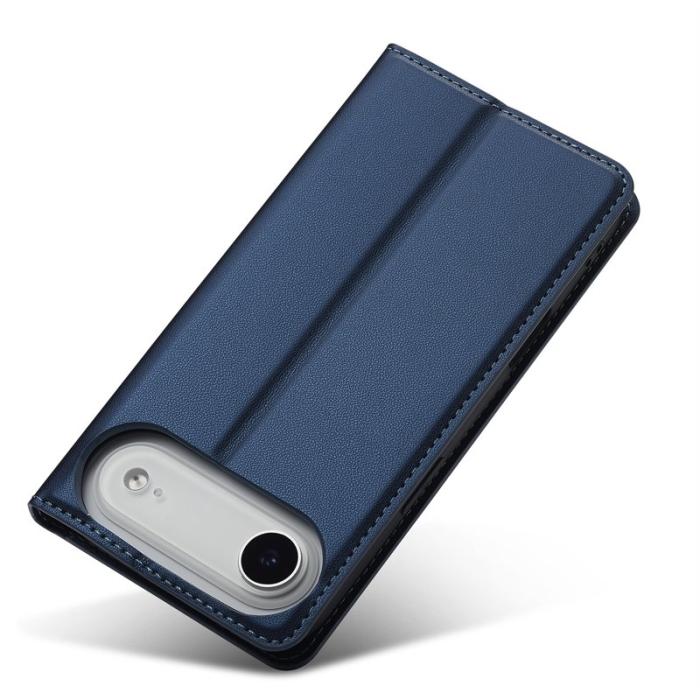 LC.imeeke - LC.IMEEKE L1 Series iPhone Air Plånboksfodral Konstläder - Blå